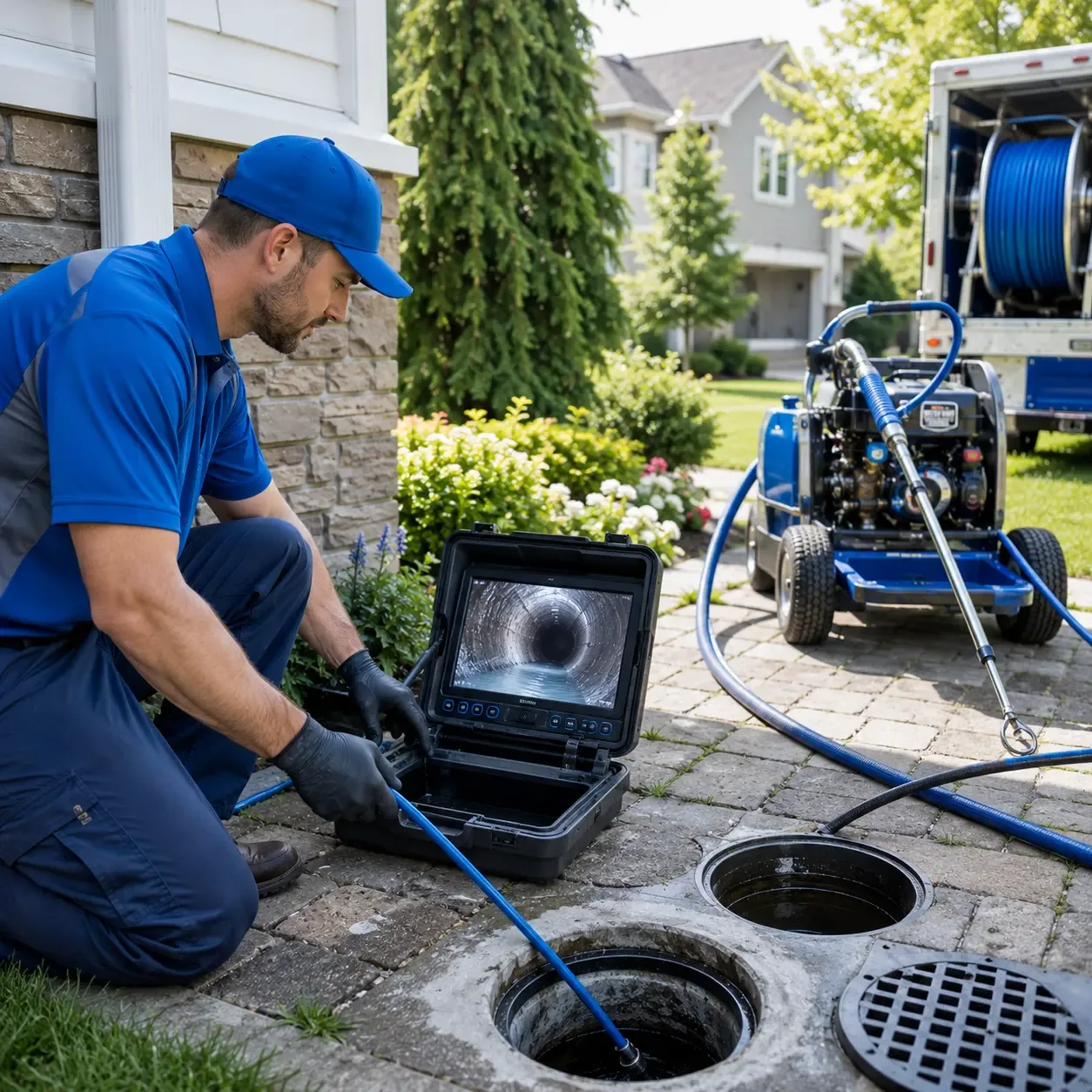 Outdoor drain cleaning professionals serving Penn Laird, VA